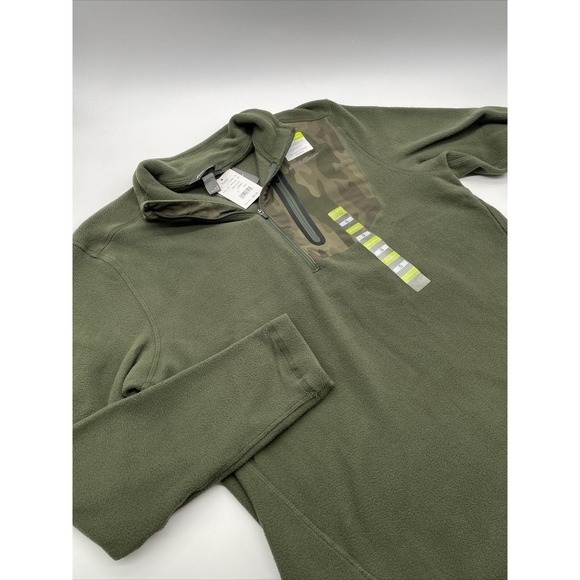 Eddie Bauer Sweater Mens‎ Size Small camouflage, 1/4 Zip Fleece Pullover - Picture 1 of 7